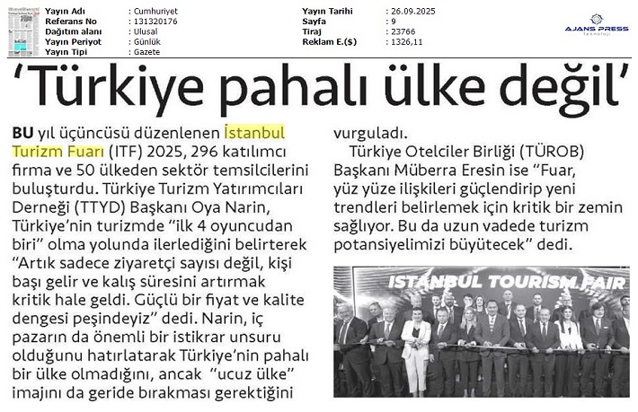 Türkiye Pahalı Ülke Değil